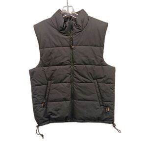 Sportech Authentic Gear Britches Great Outdoors Men's Puffy Gray Vest Size M